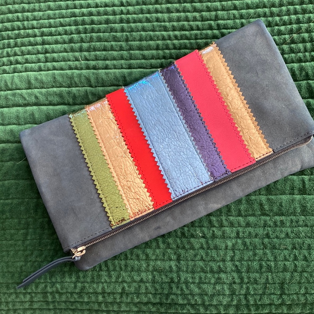 Stella Dot fold over clutch